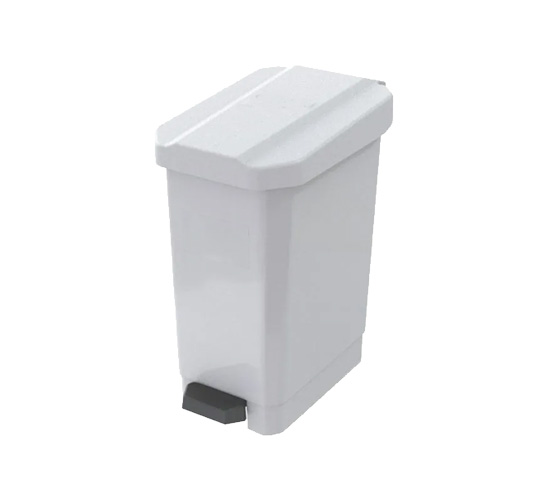 Contenedor con pedal 44 L blanco