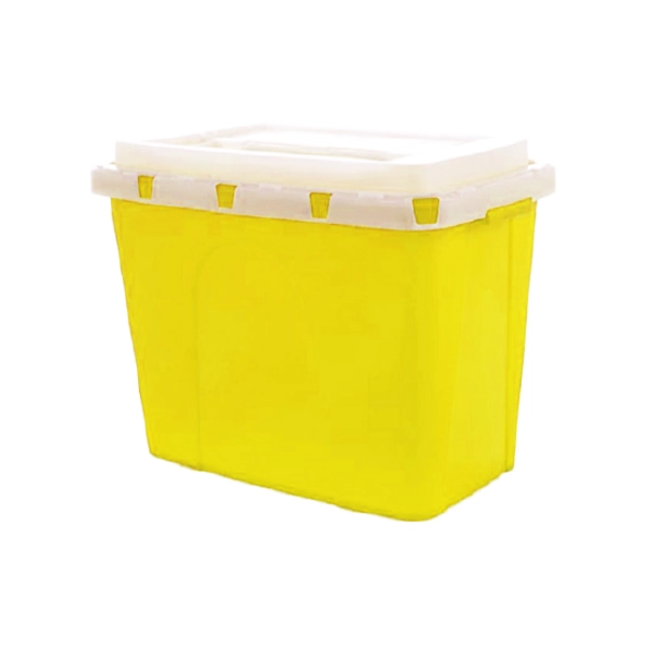 Contenedor para cortopunzantes 15 L amarillo