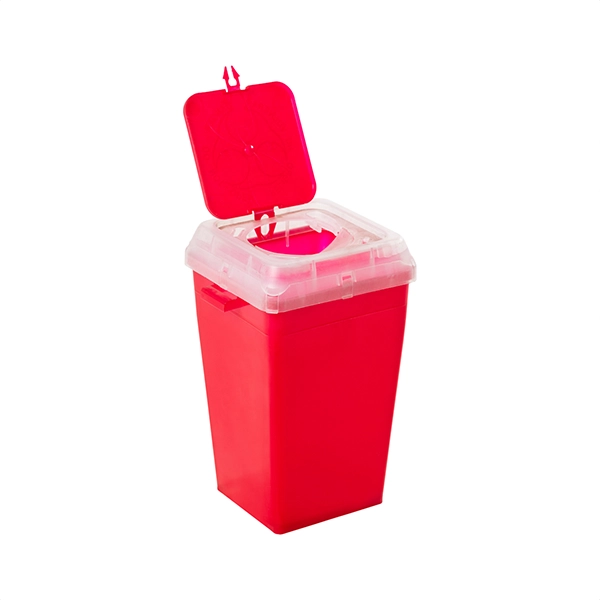 Contenedor para cortopunzantes 2.1 L rojo