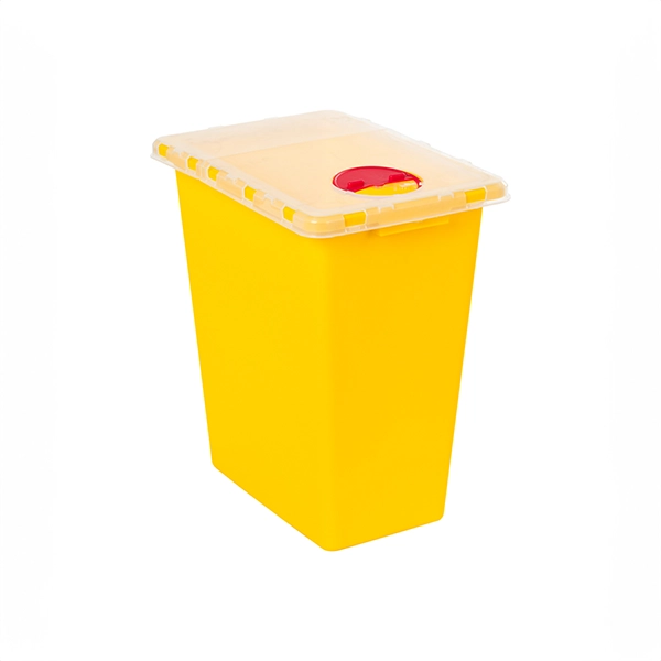 Contenedor para cortopunzantes 30 L amarillo