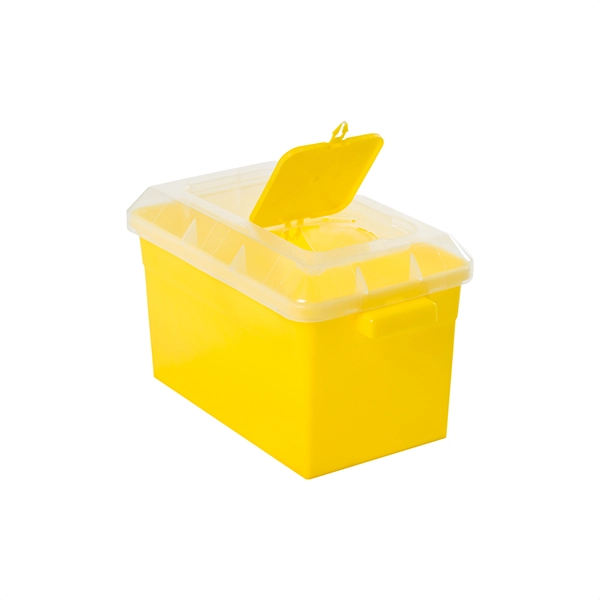 Contenedor para cortopunzantes 5.3 L amarillo