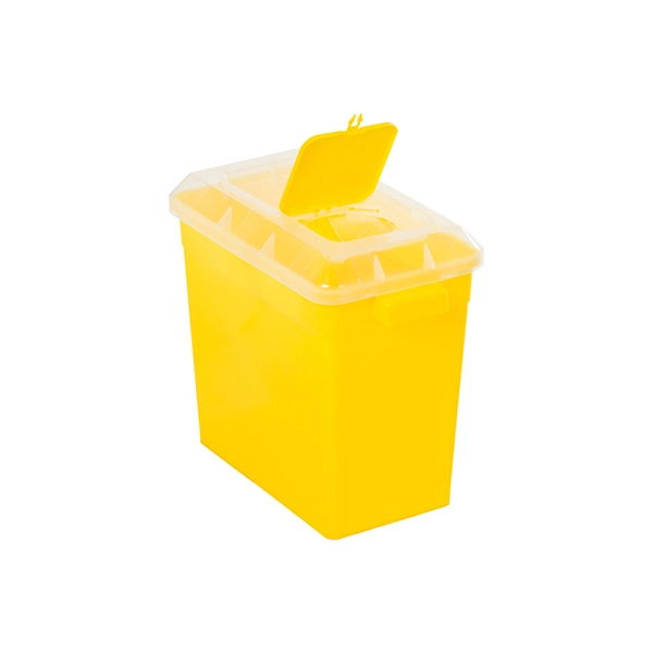 Contenedor para cortopunzantes 8.3 L amarillo