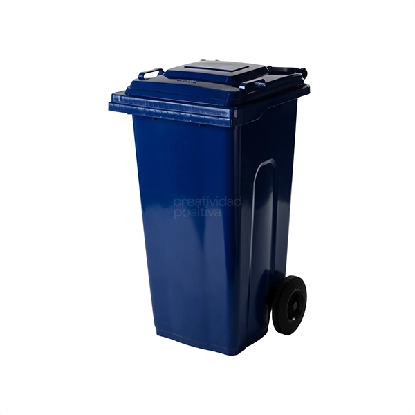 Contenedor con ruedas OTTO 120 litros azul