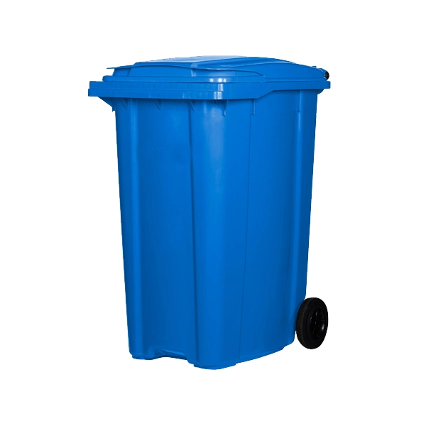 Contenedor de reciclaje 360 litros azul